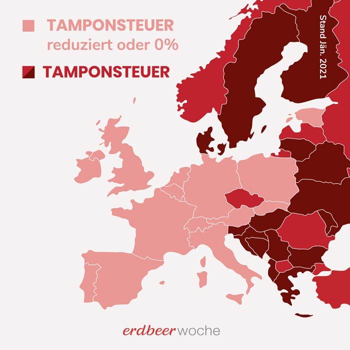 karte von ländern in europa ohne tamponsteuer