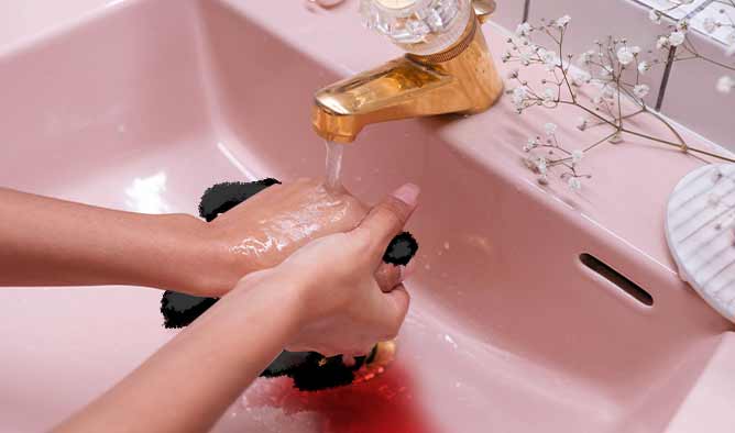 Periodenslip kann per Hand ausgewaschen werden